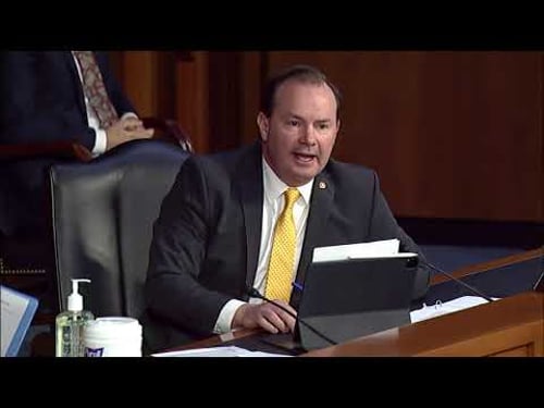 Sen. Lee tells FBI Director Christopher Wray, "We're not going to accept that answer anymore."