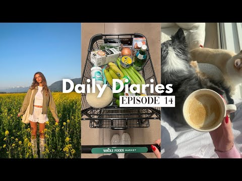 healthy cooking, new supplements, closet and bathroom organization | daily diaries ep. 14