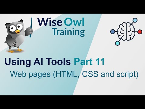 Using AI tools part 11 - web pages