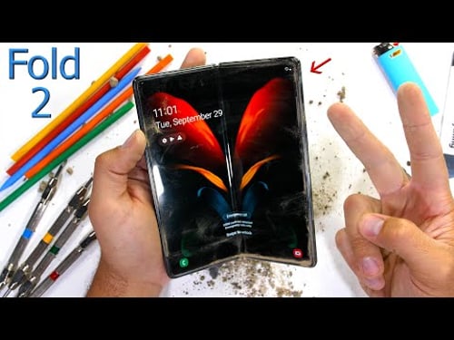 Samsung Z Fold 2 Durability Test! - Does 2 STILL Scratch at 2?!