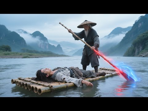 Loser youth hunted, falls off cliff — saved by hidden master, fate reversed.