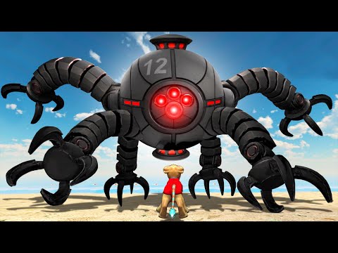 I MADE NEW OMNIDROID V.12 ROBOT FROM ROBLOX IN GMOD...