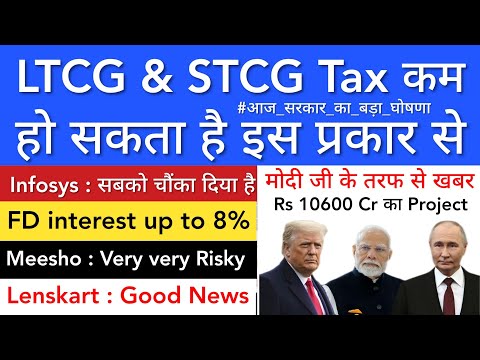 आज सरकार का बड़ा घोषणा 🔥 SHARE MARKET LATEST NEWS TODAY | STOCK MARKET INDIA