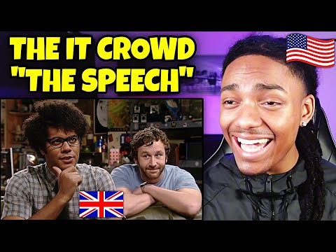 AMERICAN REACTS to The IT Crowd S3E4 “The Speech”