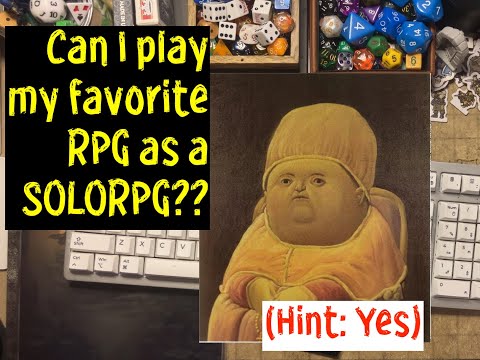 Can I Convert my favorite TTRPG into a Solo Game? (A glimpse into my rpg to #solorpg process)
