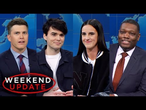 Weekend Update ft. Caitlin Clark and Michael Longfellow - SNL
