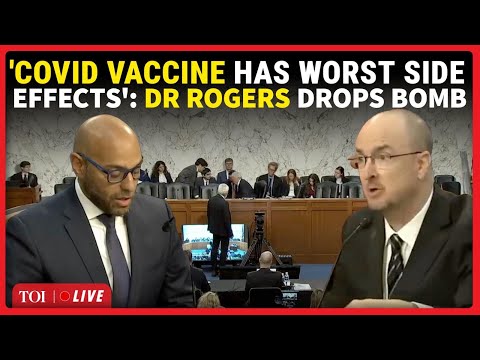 'Vaccine Didn't End Covid...': Dr Toby Rogers' EXPLOSIVE Testimony Shakes Senate Hearing