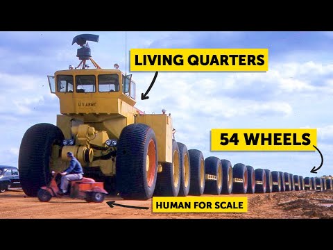 The World's Largest Overland Vehicles - LeTourneau's Land Trains