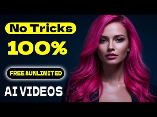 Create AI Videos for FREE | FREE and UNLIMITED AI Image & Video Generators (No Clickbait)