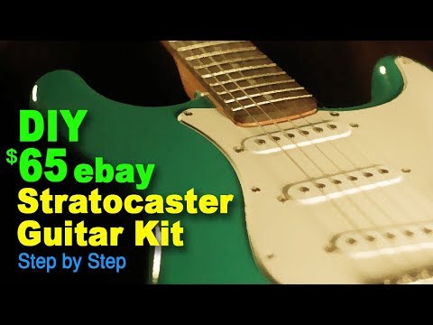 DIY $65 eBay Stratocaster guitar kit (Step by Step)