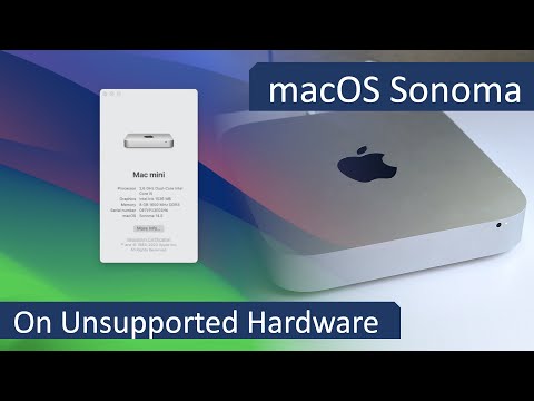 Install macOS Sonoma on unsupported models