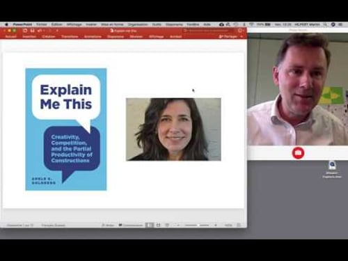 Adele E. Goldberg: Explain Me This