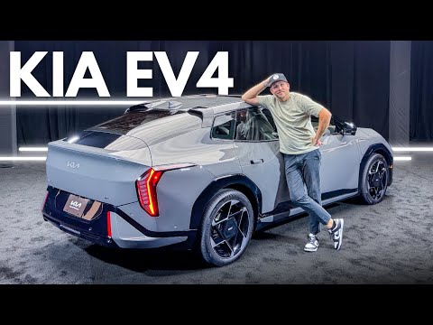 My First Look At The New Kia EV4!