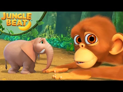 Munki Turns Into a Giant!!! | Jungle Beat: Munki & Trunk | Kids Cartoon 2025