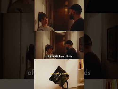 How to light a tricky corridor scene with just 2 lights! #cinematography #filmmaking