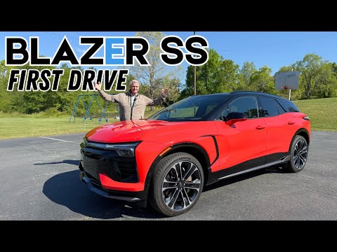 I Drive The New Chevy Blazer SS EV For The First Time! Road & Track Testing