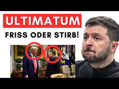 USA setzen Selensky Pistole auf die Brust – Ukraine verliert alles!