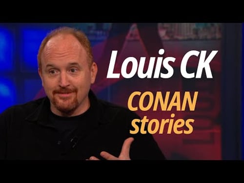 Louis CK Late Night with Conan O'Brien stories