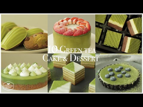 10 Green tea Cake & Dessert Recipe | Baking Video | Matcha Cheesecake