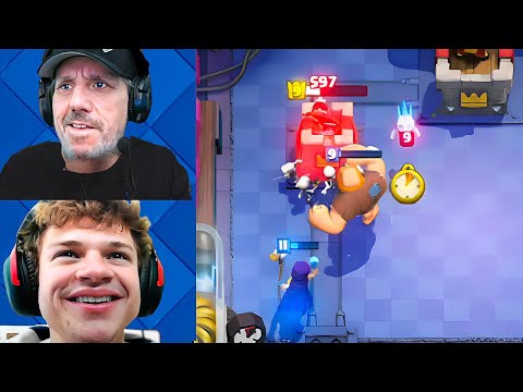 Coaching My Dad in Clash Royale!