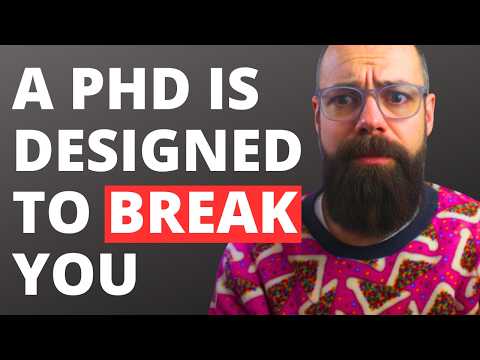 Why PhD Programs Break Students By Design (Not By Accident)