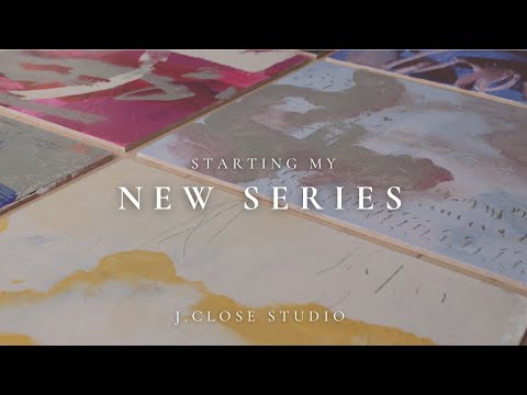 New series - painting the first layers