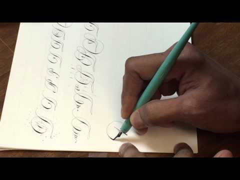 Copperplate Capital D Decorations and Variations