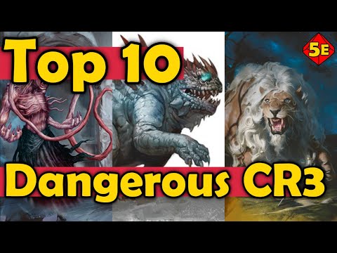 Top 10 Dangerous CR 3 Creatures in DnD 5E