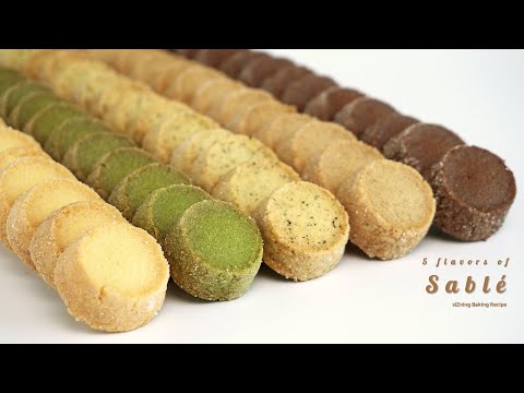 5 flavors of Sable cookies (Butter Cookies)|siZning