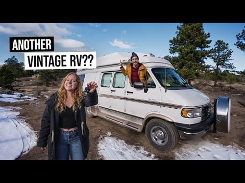 We're Back to VAN LIFE?! - Picking Up Our ’97 Vintage CAMPER VAN RV! (Colorado to Texas)