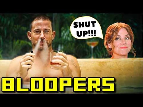 HILARIOUS CHANNING TATUM BLOOPERS COMPILATION (Magic Mike, The Lost City, Step Up, Free Guy)