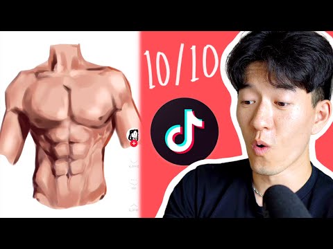 RATING TIKTOK ART TUTORIALS 🥵 13