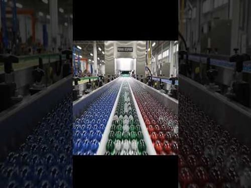 Inside a Modern Glass Marble Factory | How Recycled Scrap Becomes Shiny Perfect Marbles