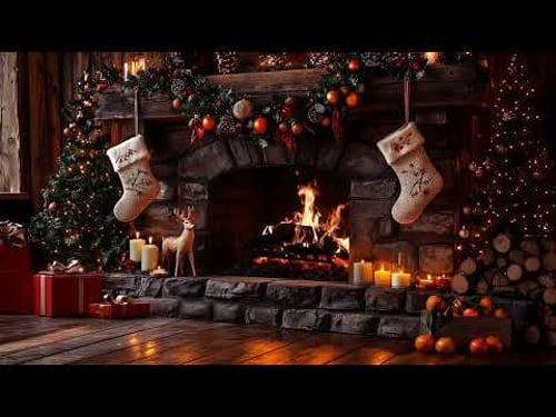 πΉ Soft Christmas Piano by the Fireplace π Warm Winter Ambience 2025