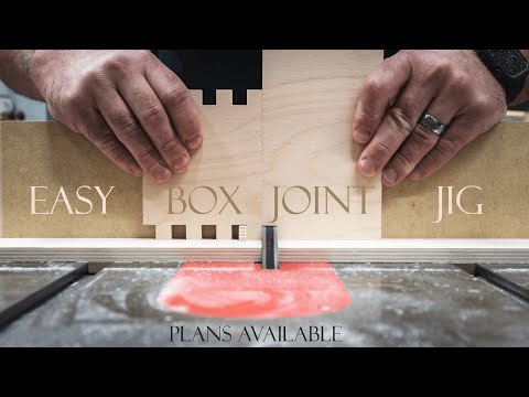Adjustable Box Joint Jig / Plans Available