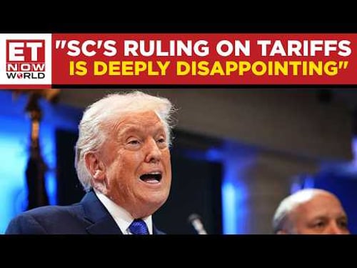 Trump Says He's 'Ashamed Of Certain Members' Of The Supreme Court After It Strikes Down Tariffs