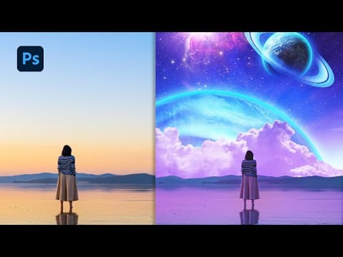 Night Sky | Photo Manipulation | Photoshop Tutorial