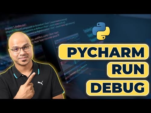 #16 Python Tutorial for Beginners | Working with PyCharm | Run | Debug | Trace | py file