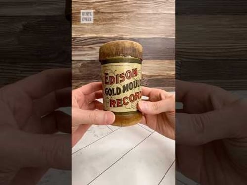 Oldest Records! Wax Cylinders #shorts #recordplayer #recordplayers #turntable #turntables #vintage