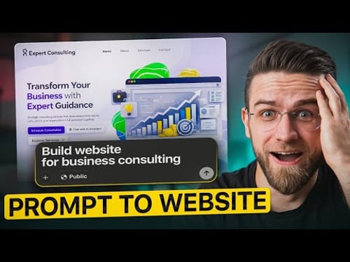 How I Built a Full-Stack Website in 10 Minutes Using AI