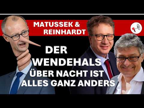 Matussek & Reinhardt: Wendehals Merz & Martensteins Jahrhundertrede gegen linke Anti-Demokraten