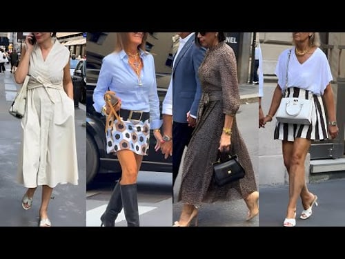 ✨Stylish Outfit Ideas for Women 🇮🇹 Milan Summer Street Style 2025 ✨