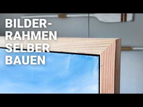 Make your own picture frames (also for large canvases)