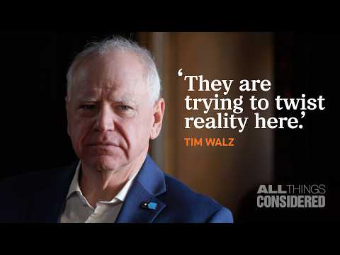 Tim Walz says he won’t “compromise with authoritarianism” | NPR