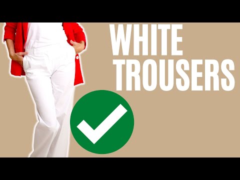 How To Style White Trousers: Women Over 50