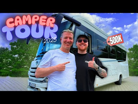 CAMPERTOUR von ZARBEX und SCHRADIN STARTET! Im 500K LUXUS-WOHNMOBIL durch Deutschland | Tag 1