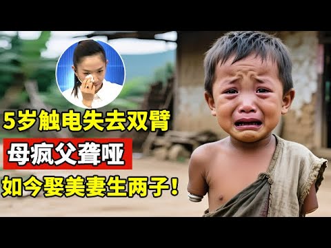 男子5岁时触电失去双臂,母疯父聋哑,娶了个漂亮媳妇生2子,靠脚弹琴直播唱歌年入百万【王芳王为念访谈】