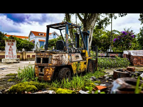 Restoring an Abandoned KOMAT'SU Forklift | Complete Chassis & Gear Axle Overhaul โ Part - 2