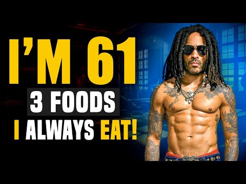 Lenny Kravitz (61 yr) I EAT 3 FOODS & Don't Get Old!
