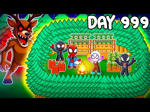 We BUILT THE MOST SECURE BASE EVER in 99 Nights In The Forest! (Roblox)